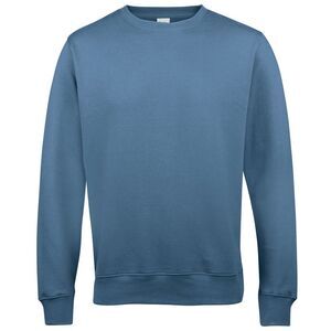 AWDis Just Hoods AWDis Unisex Crew Neck Plain Sweatshirt (280 GSM) / Airforce Bl